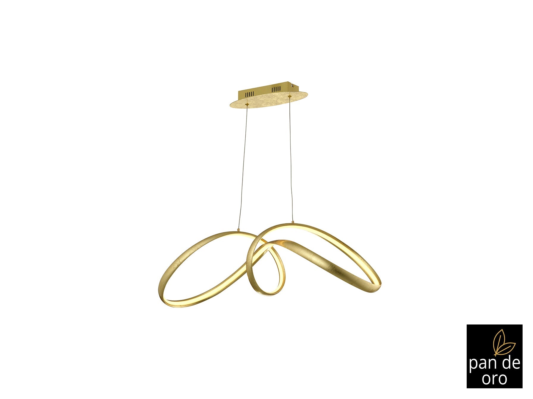 Lia Small LED Linear Pendant - Gold