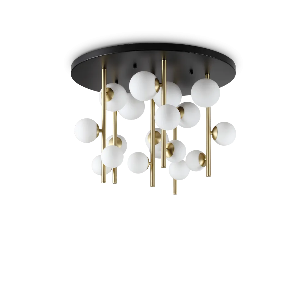 Perlage pl9/ 18Lt Semi Flush Ceiling Light