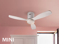Siroco Ceiling fans Ø 100 to 120 cm- White/ Black Finish