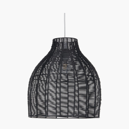 Caswell Natural Rattan Dome Pendant - Cusack Lighting