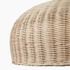 Caswell Natural Rattan Dome Pendant - Cusack Lighting