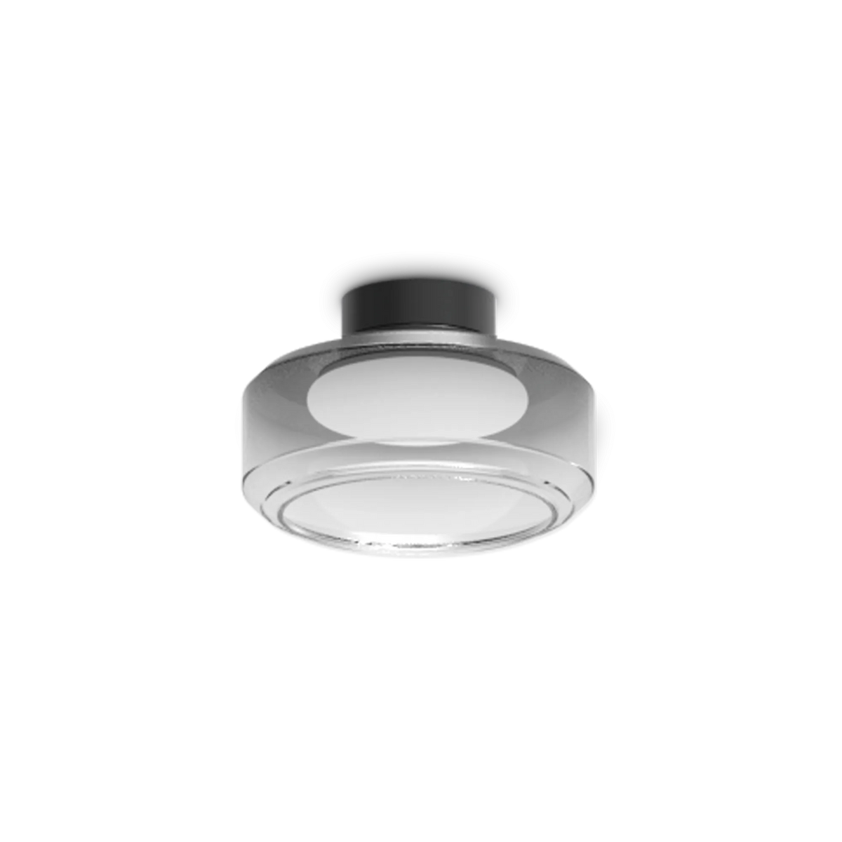 Topico Semi Flush Light- Smokey Grey Finishes
