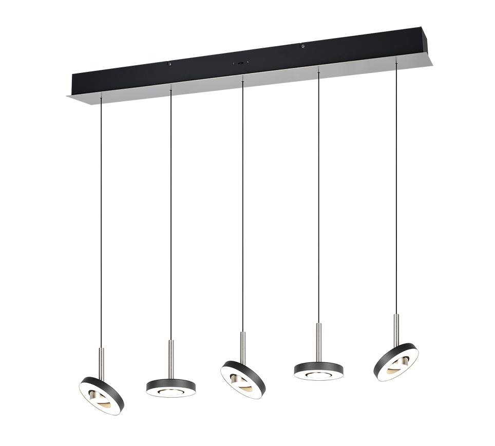 Guano Pendant Light- Nickel/ Coffee Finishes
