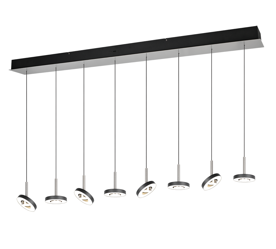 Guano Pendant Light- Nickel/ Coffee Finishes