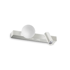 Ping Pong Reading Light - White/Black/Brass