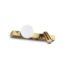 Ping Pong Reading Light - White/Black/Brass