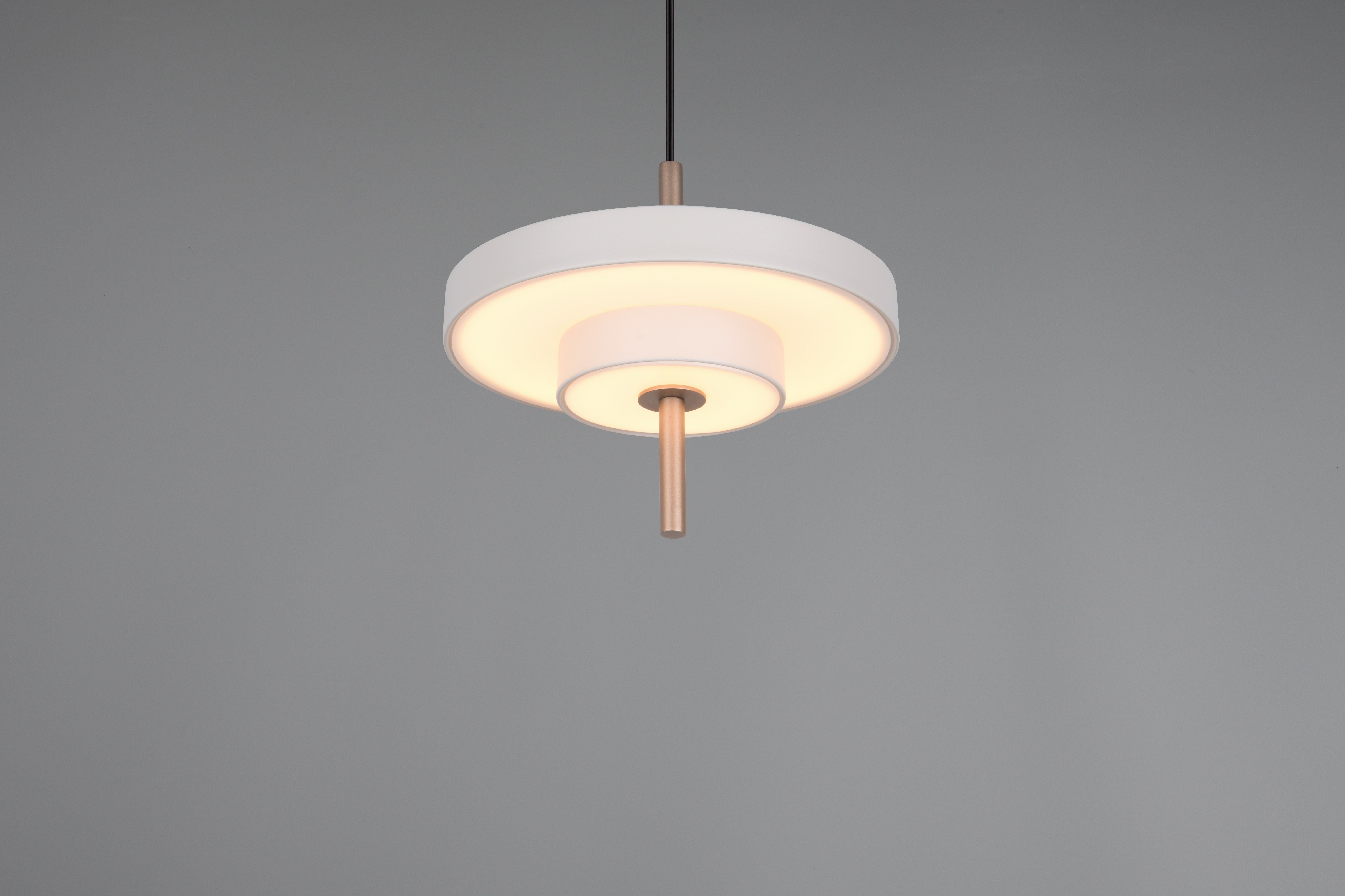 Keaton Pendant Light- Warm Grey/ Black Gold Finishes
