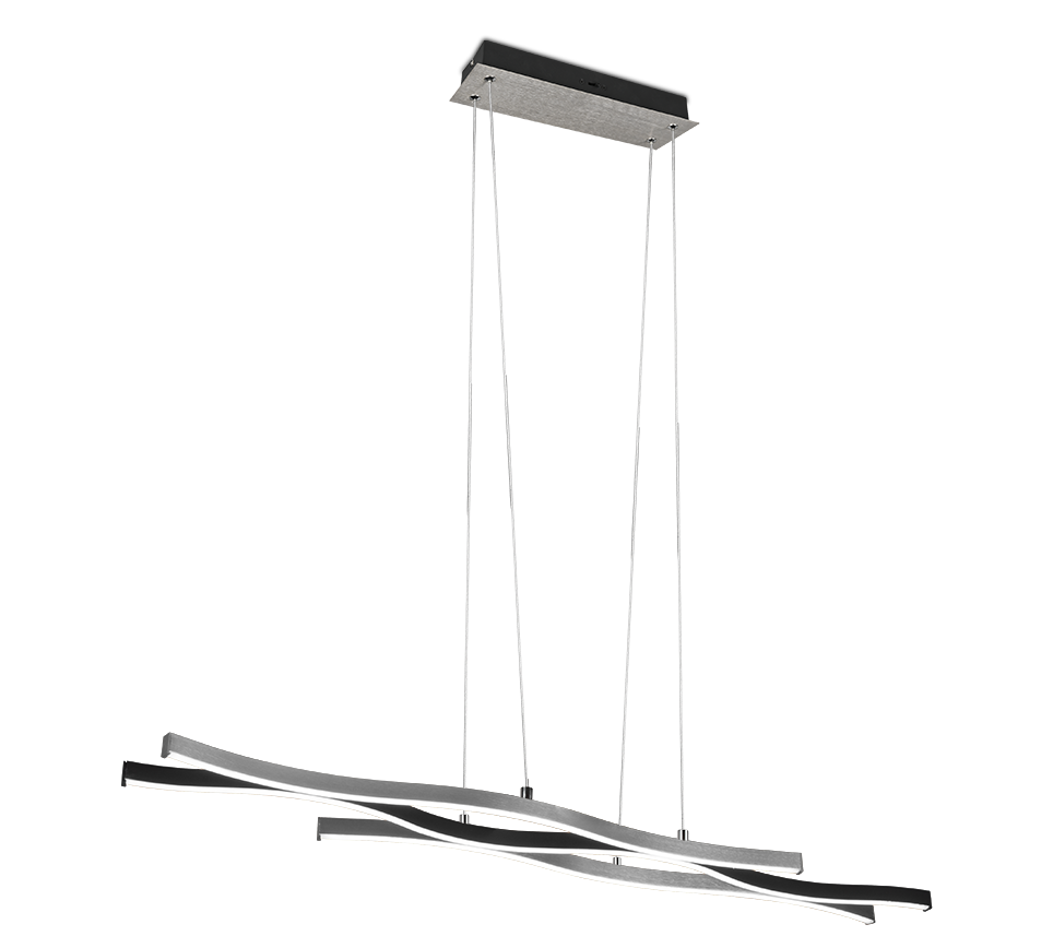 Blaze LED Linear Pendant - Brass/Aluminium