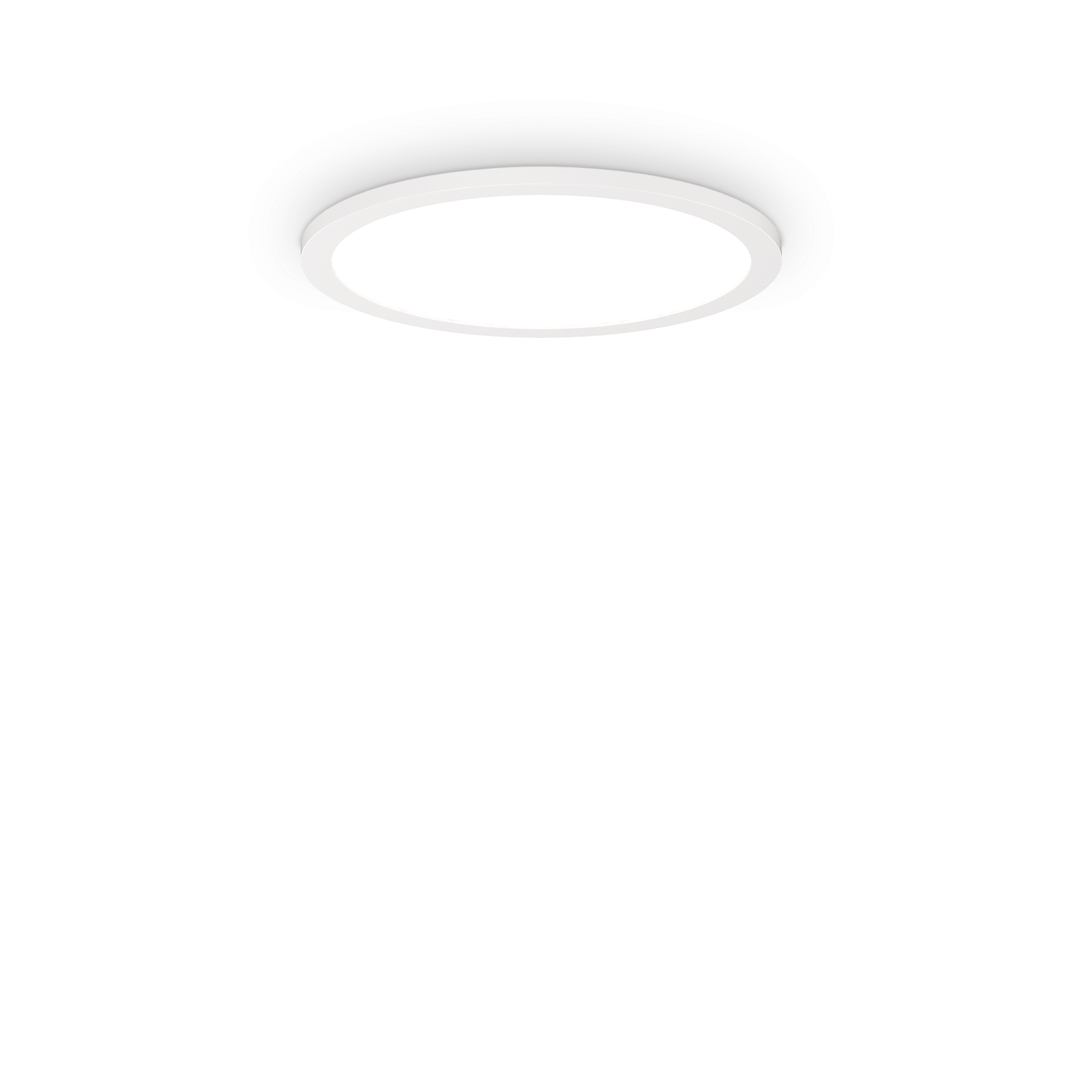 Fly Slim LED Flush Fitting 2700K - Black/White