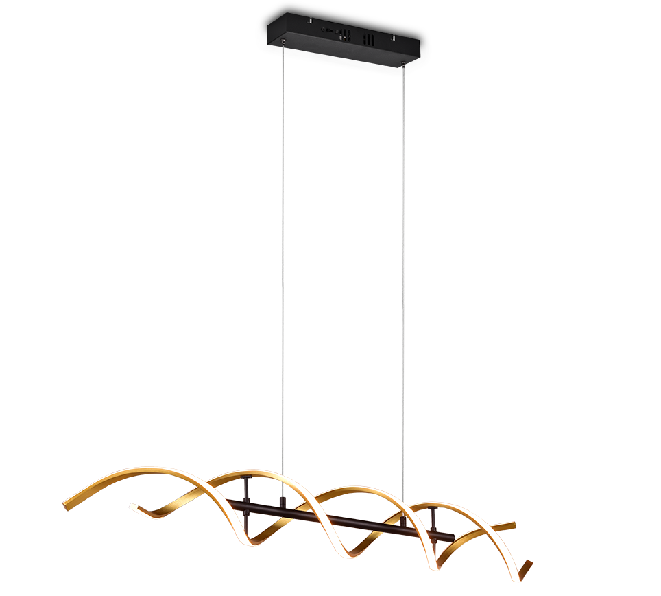 Sequence LED Linear Pendant - Aluminium/Gold