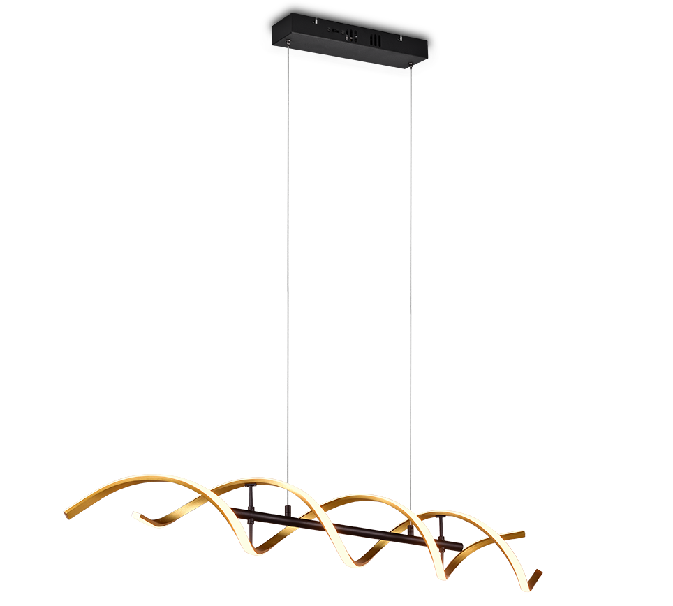 Sequence LED Linear Pendant - Aluminium/Gold