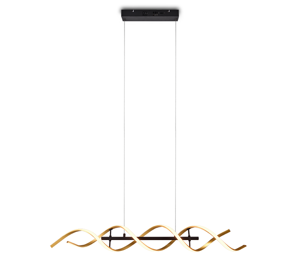 Sequence LED Linear Pendant - Aluminium/Gold