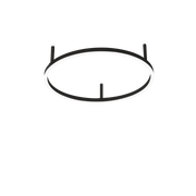 Oracle Slim Semi-Flush LED -  Black/White