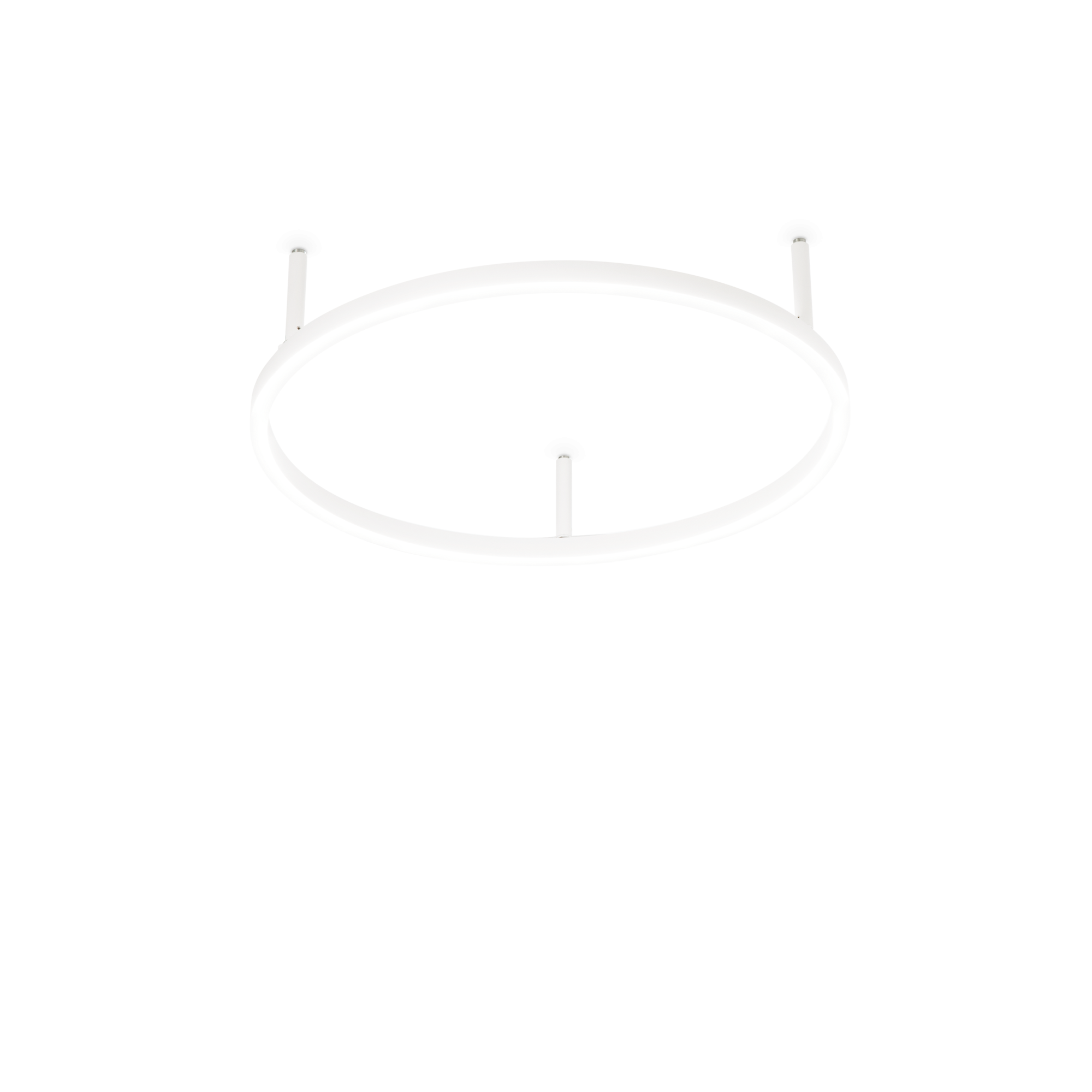 Oracle Slim Semi-Flush LED -  Black/White