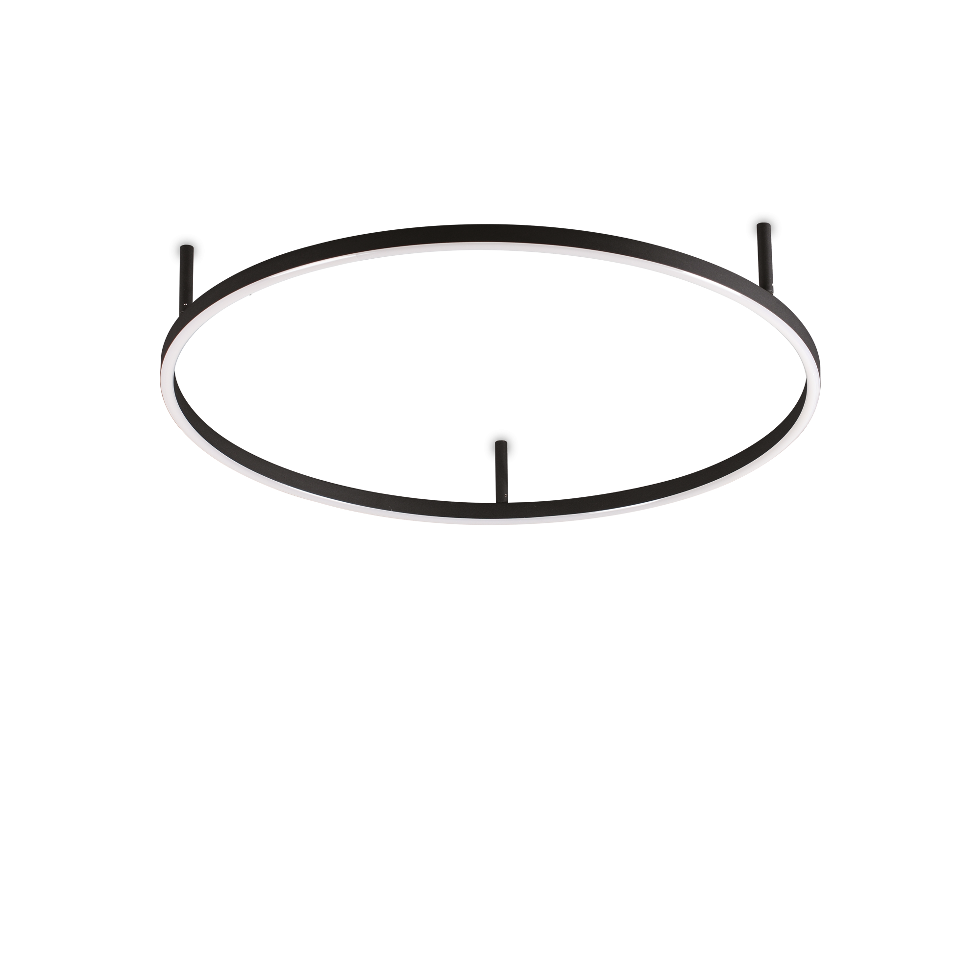 Oracle Slim Semi-Flush LED -  Black/White