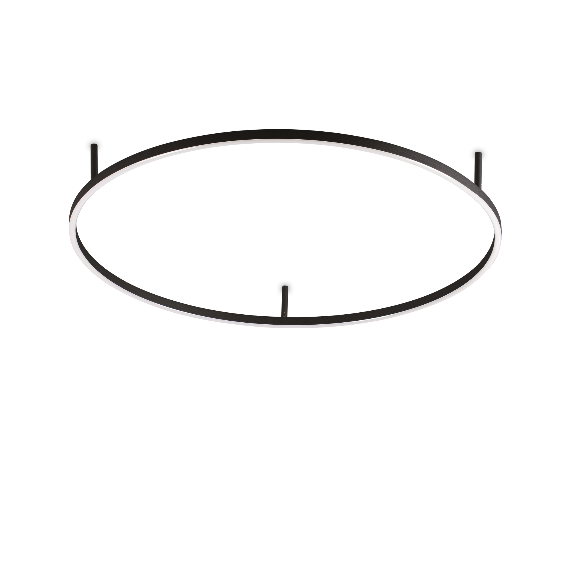 Oracle Slim Semi-Flush LED -  Black/White