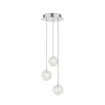 Diamond 3Lt Cluster Pendant