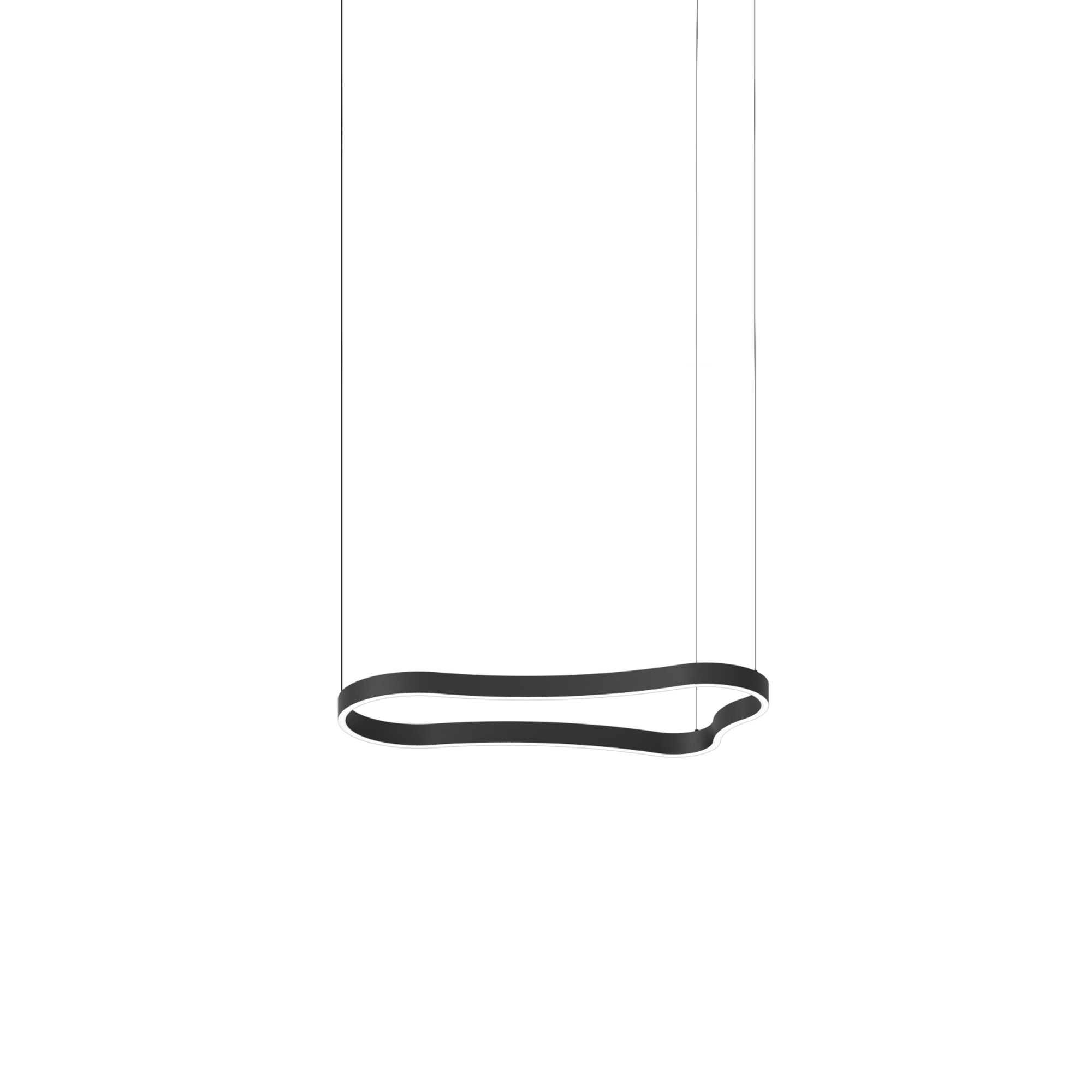 Waves LED Ceiling Light - White/Black/Gold