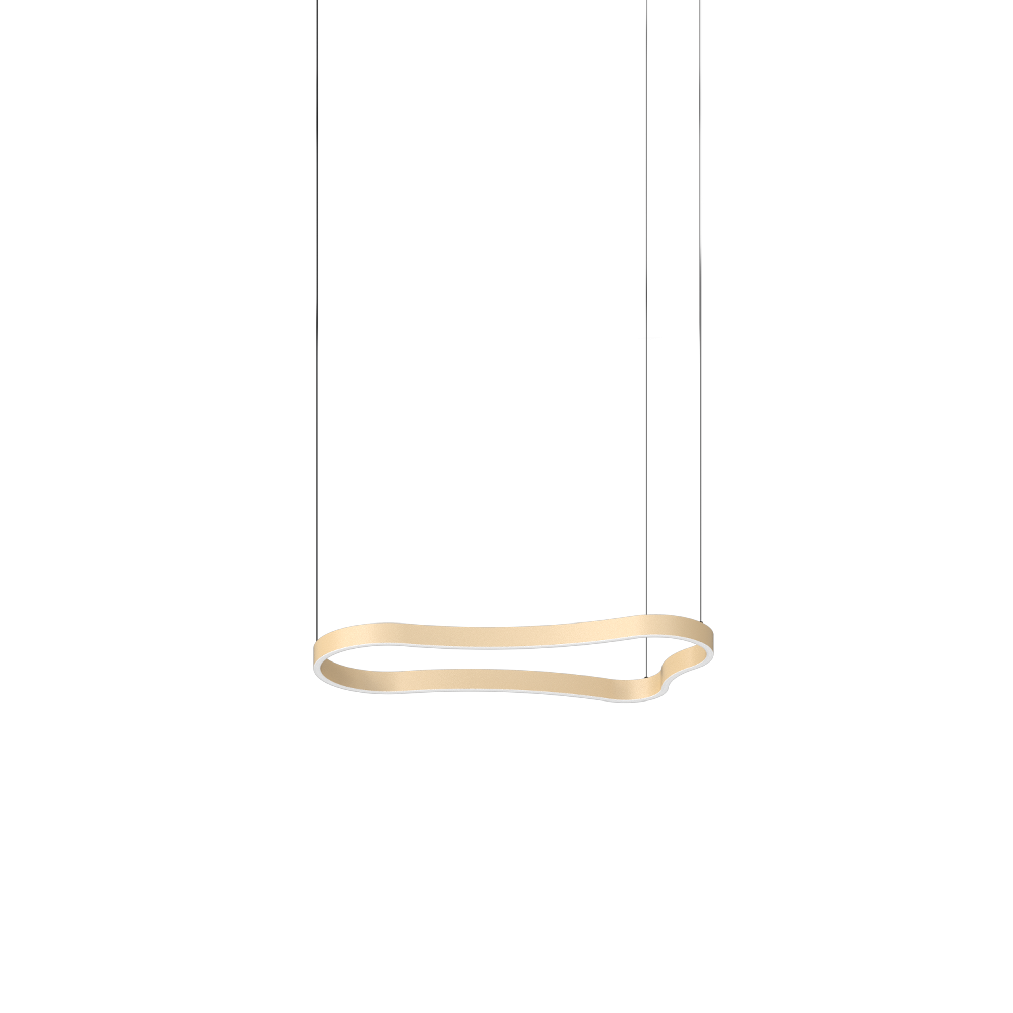 Waves LED Ceiling Light - White/Black/Gold