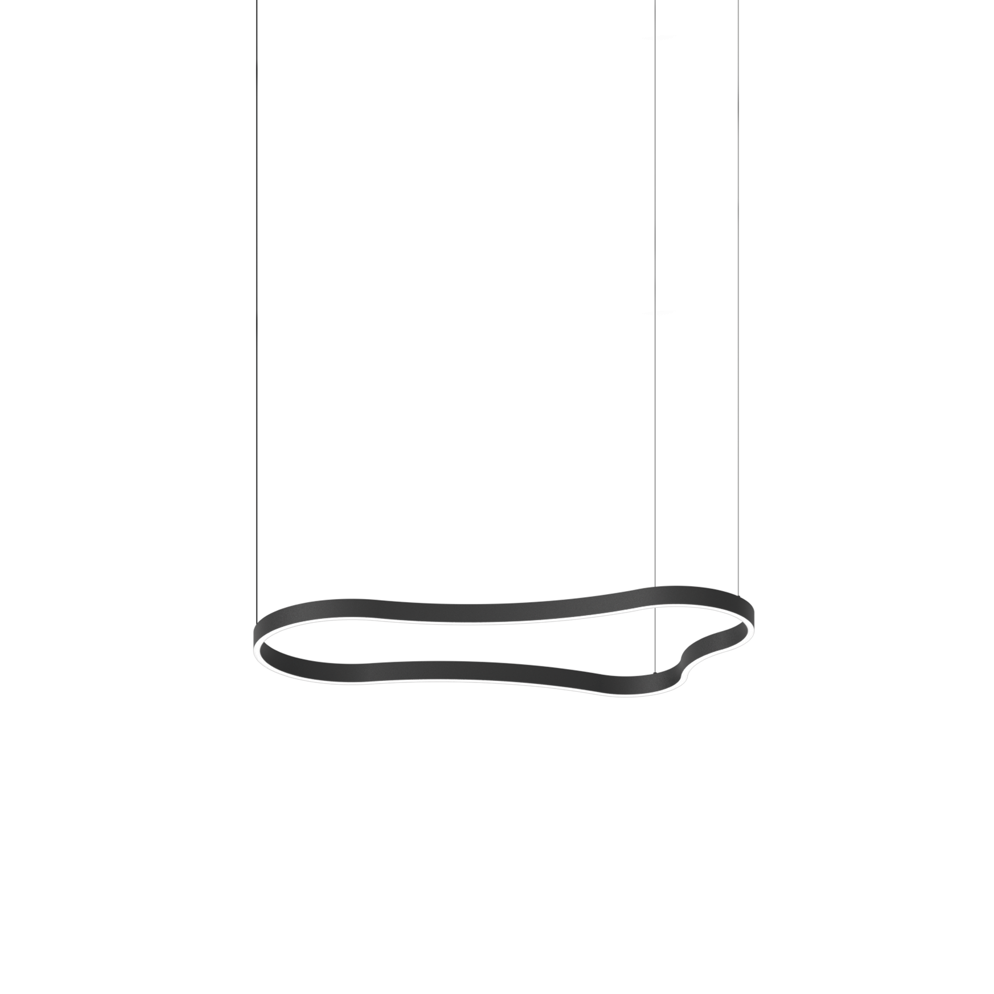 Waves LED Ceiling Light - White/Black/Gold