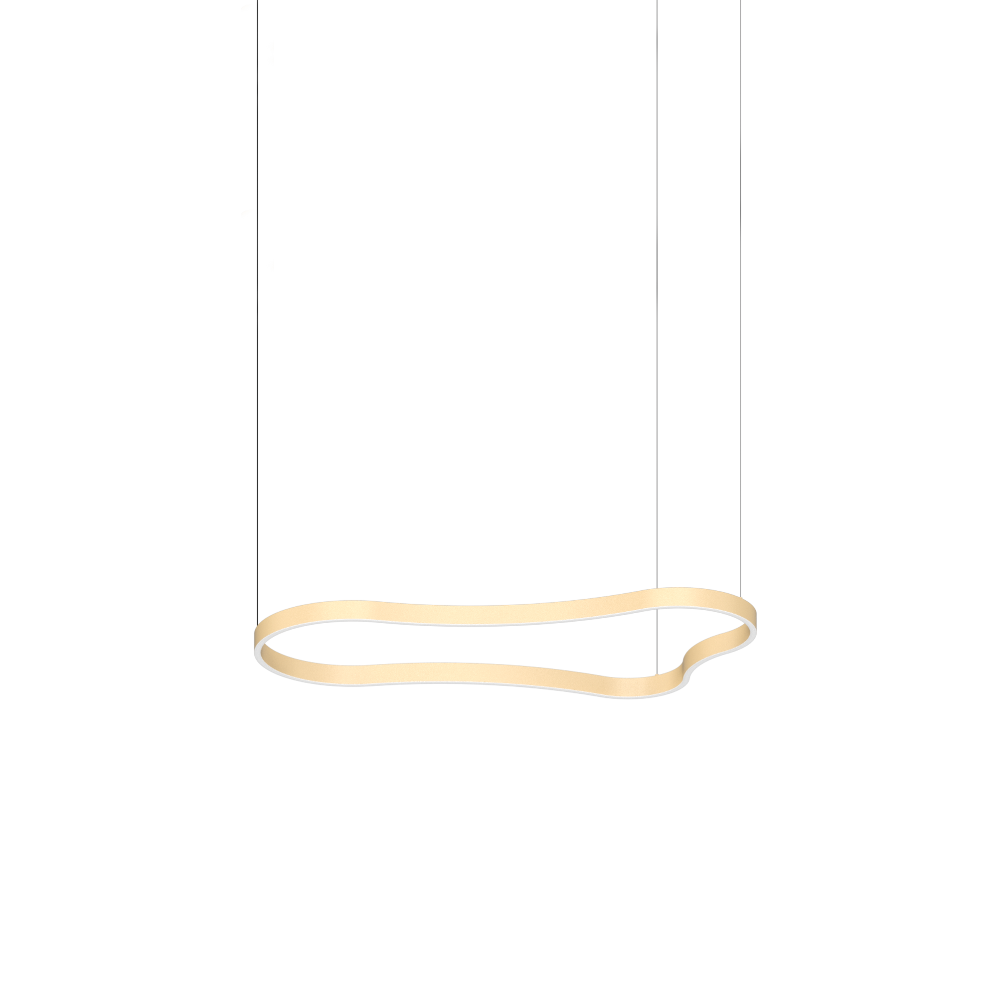 Waves LED Ceiling Light - White/Black/Gold