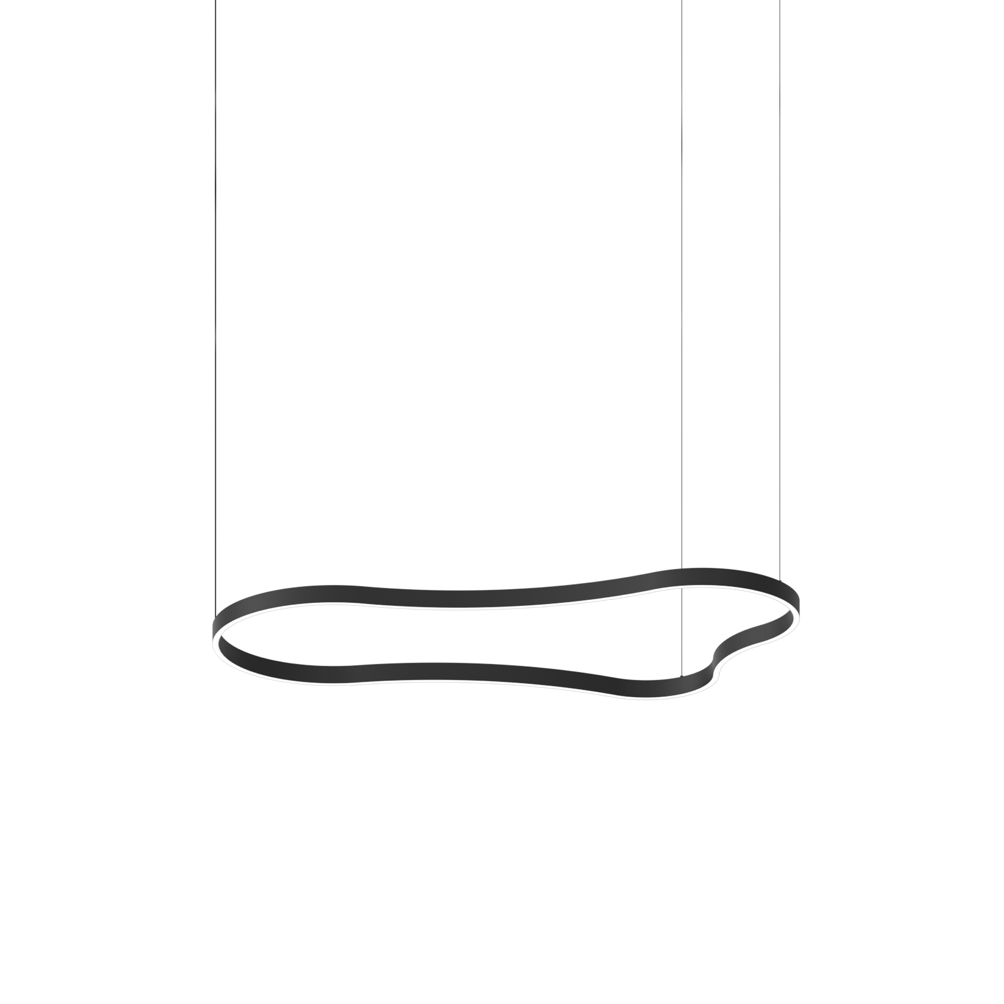 Waves LED Ceiling Light - White/Black/Gold