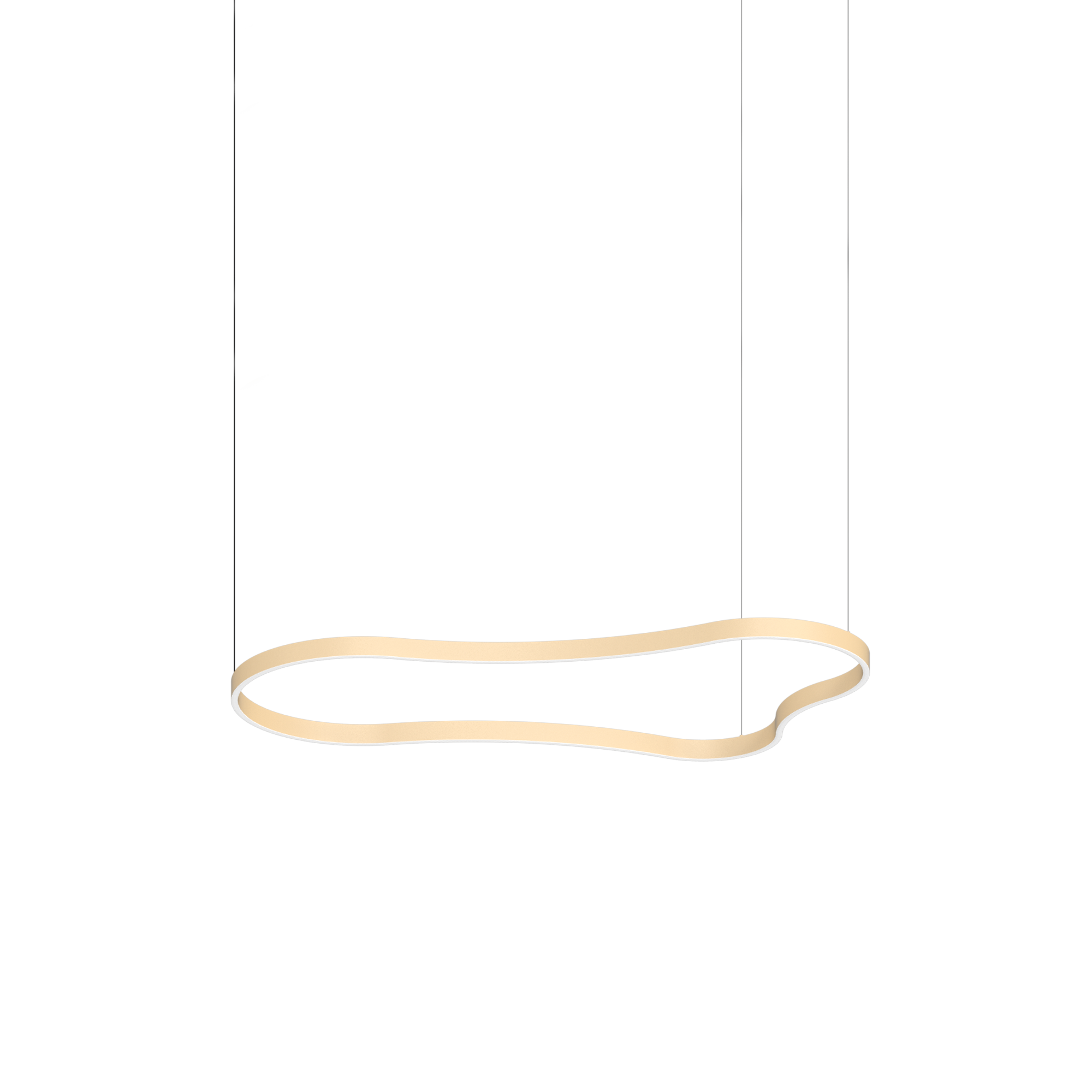 Waves LED Ceiling Light - White/Black/Gold