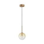 Equinoxe 1Lt Single Pendant  - Antique Brass/Chrome