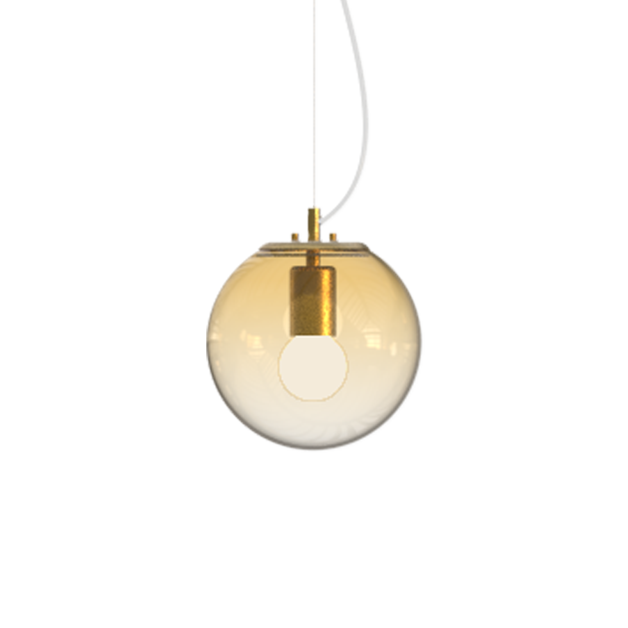 Mapa Single Pendant - Amber/ Faded Opal
