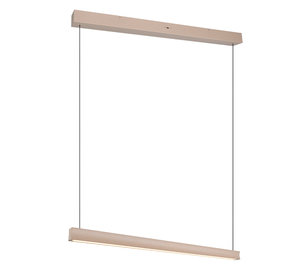 Wallace Large Island Lights- Beige/ Black/ Nickel Finishes