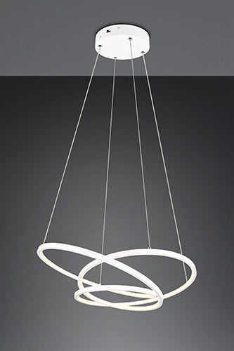 Darvin LED Hanging Ceiling Light 1x SMD, 34W · 1x 4500lm, 2300+3000+4000K in Various Finishes with 5yr Warranty