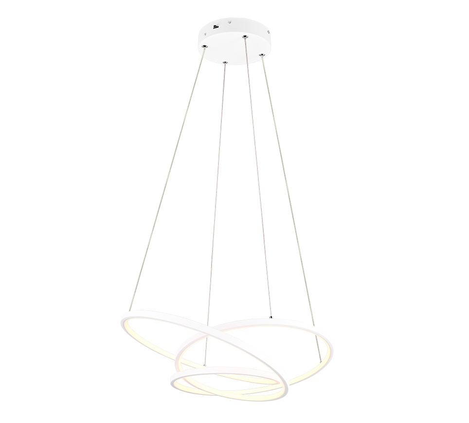 Darvin LED Hanging Ceiling Light 1x SMD, 34W · 1x 4500lm, 2300+3000+4000K in Various Finishes with 5yr Warranty