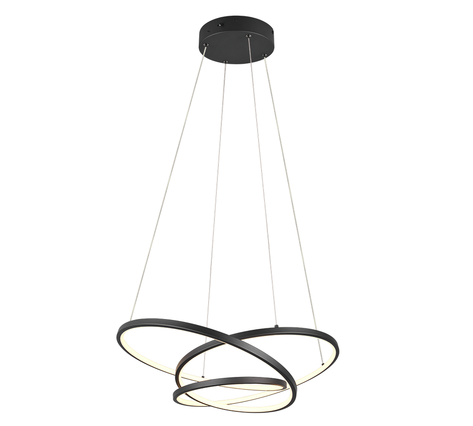 Darvin LED Hanging Ceiling Light 1x SMD, 34W · 1x 4500lm, 2300+3000+4000K in Various Finishes with 5yr Warranty