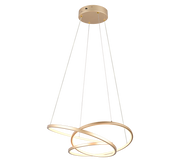 Darvin LED Hanging Ceiling Light 1x SMD, 34W · 1x 4500lm, 2300+3000+4000K in Various Finishes with 5yr Warranty