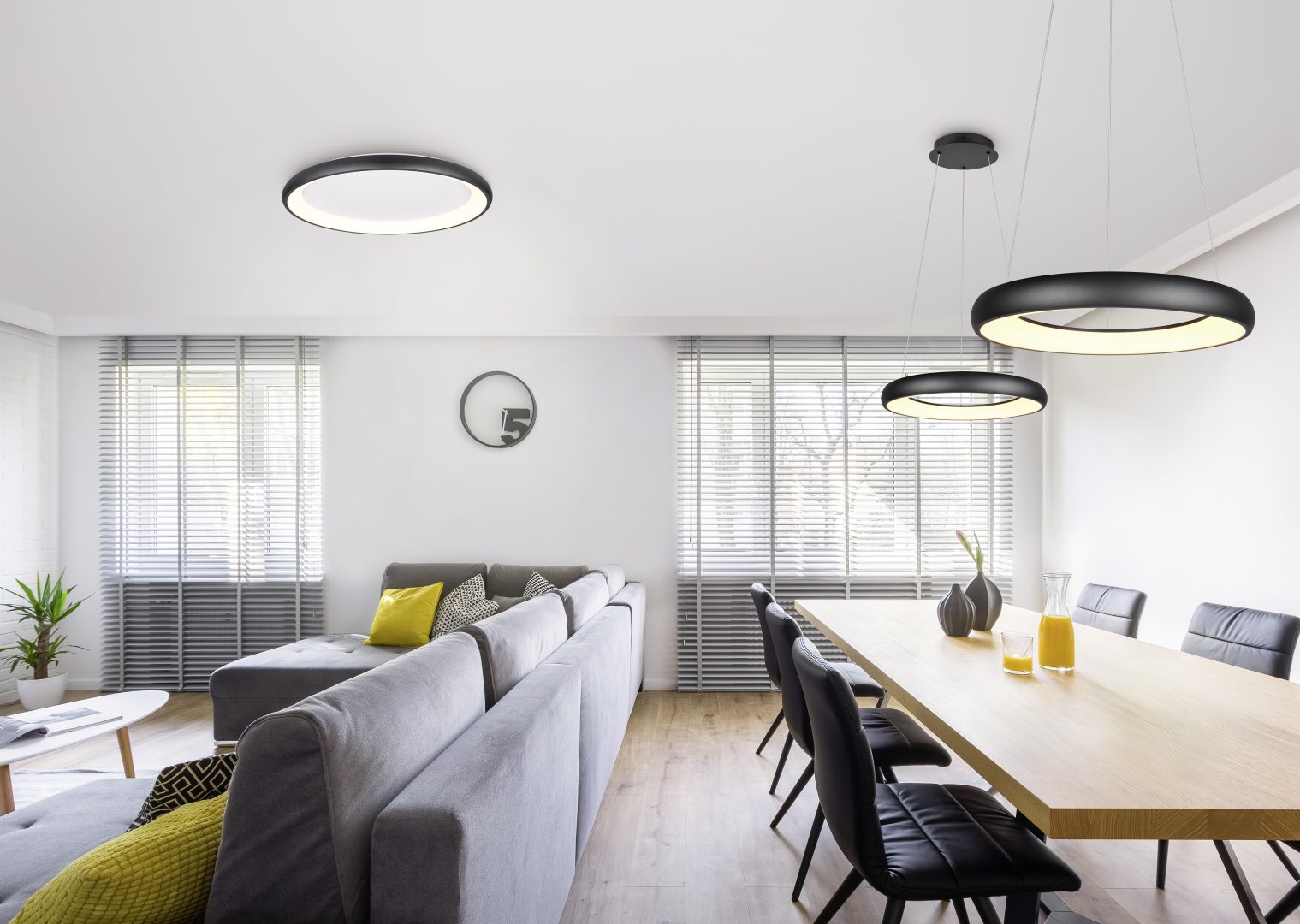 Cardona 38W LED Ceiling Light - Black