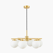 Asterope 6 White Orb and Gold Pendant- Promotional Offers