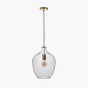 Islay Clear Bubble Glass Pendant- Promotional Offer
