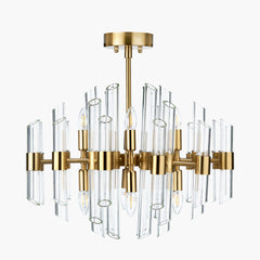 Brielle 12Lt Centre Ceiling Light - Antique Brass