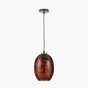 Lucien Tortoiseshell Glass Pendant - Small/Large