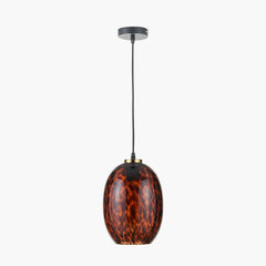 Lucien Tortoiseshell Glass Pendant - Small/Large