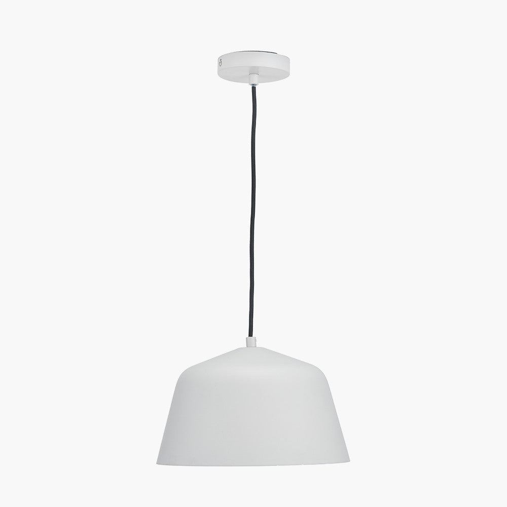 Amalie Retro Pendant - Black/Grey