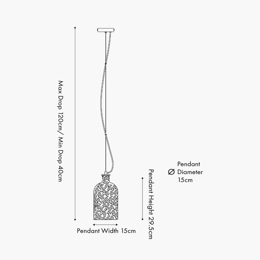 Bellamy Bubble Pendant - Clear Glass