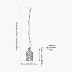 Bellamy Bubble Pendant - Clear Glass