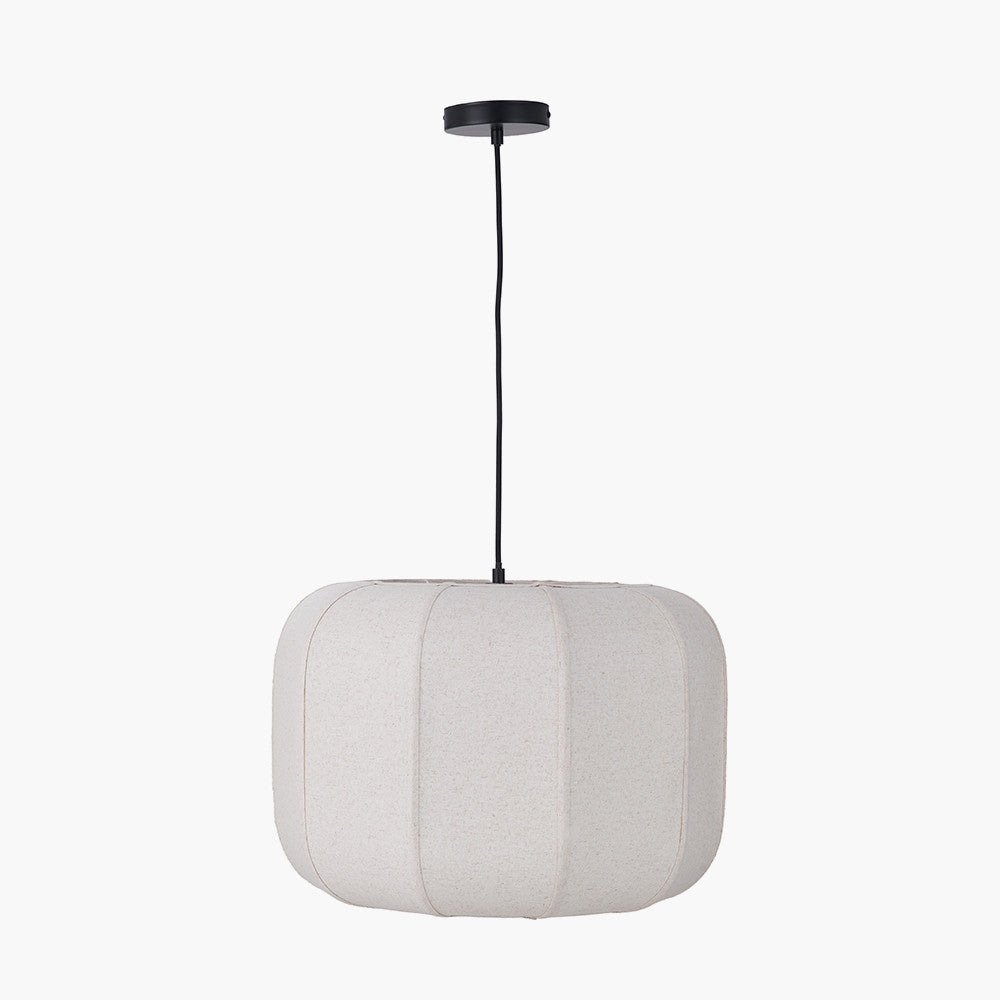 Oscar Natural Linen Pendant