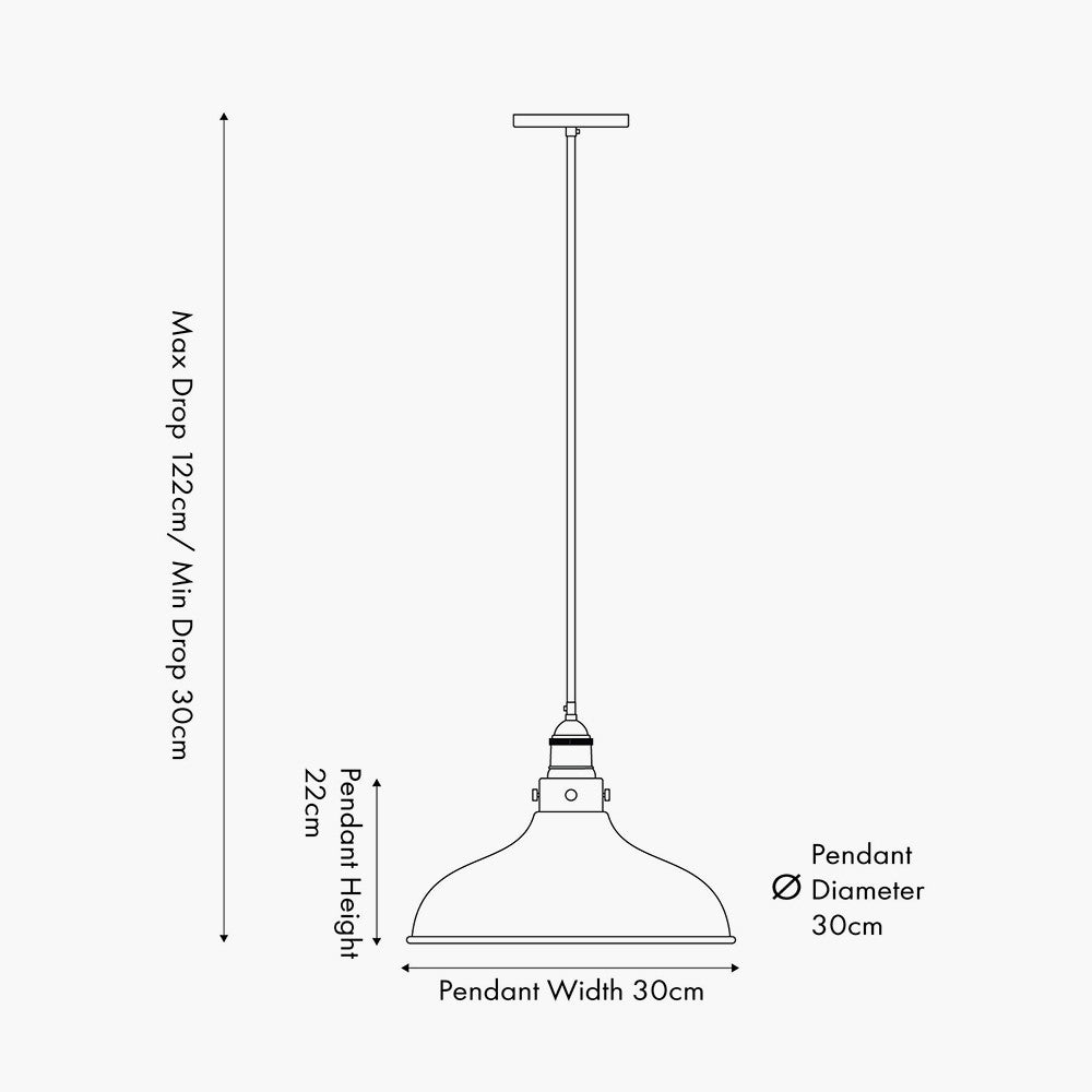 Ellis Pendant - Brass/Bronze
