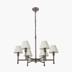 Piero Antique Bronze 6Lt Pendant - Various Shades