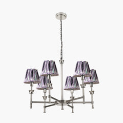 Salvatore Antique Silver 6Lt Pendant - Various Shades