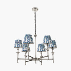 Salvatore Antique Silver 6Lt Pendant - Various Shades