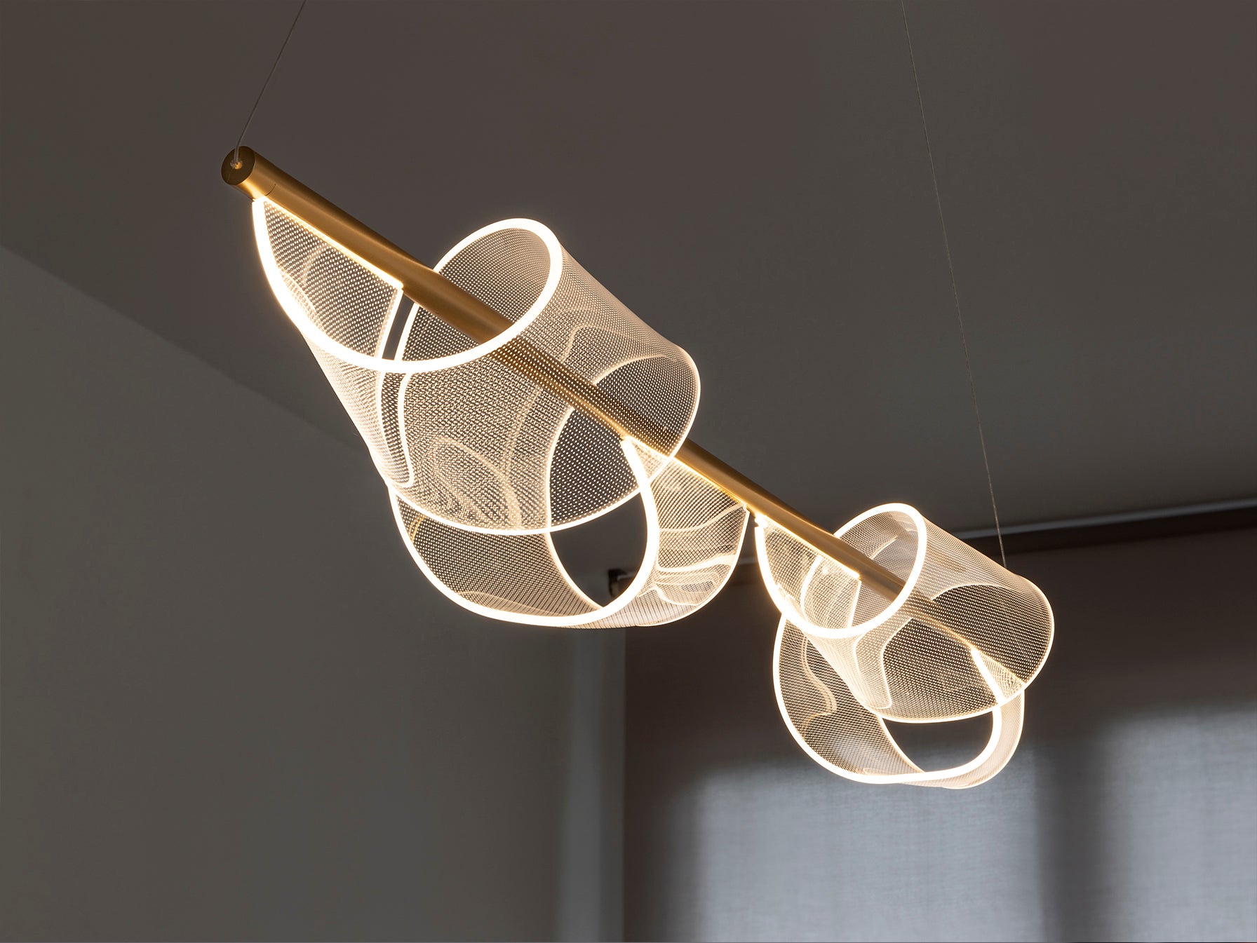 Velas LED Linear Pendant - Matt Gold