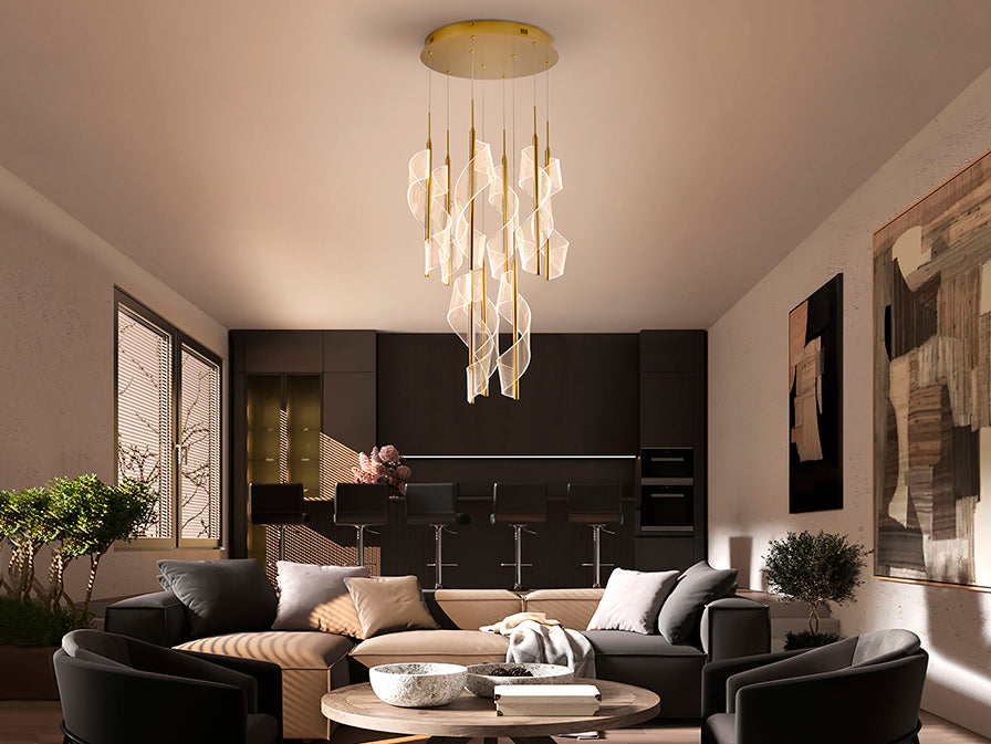 Velas- Lamp 1/9/14/24Lt Gold Ip20 Integrated Led Dimmable